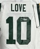 JORDAN LOVE SIGNED PACKERS NIKE GAME TEAM WHITE JERSEY - BAS