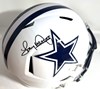 TONY DORSETT SIGNED FULL SIZE REPLICA COWBOYS WHITE SPEED HELMET - JSA