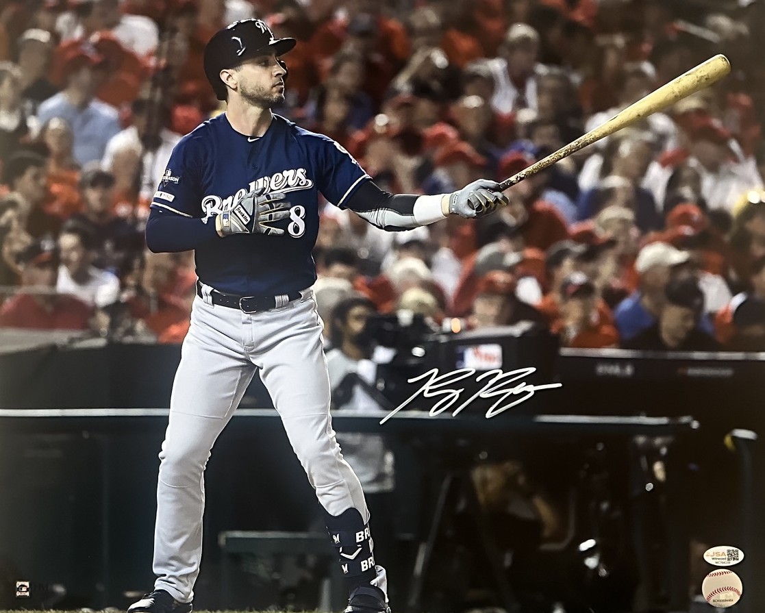 RYAN BRAUN SIGNED 16X20 BREWERS PHOTO #3 - JSA