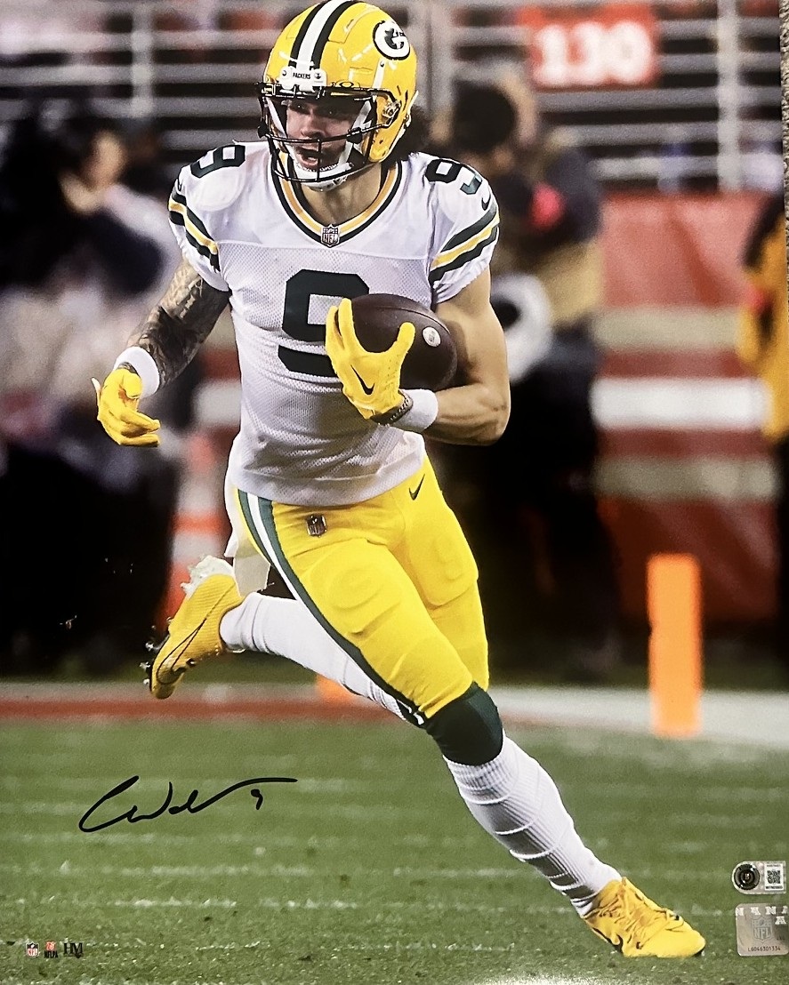 CHRISTIAN WATSON SIGNED 16X20 PACKERS PHOTO #3 - BAS