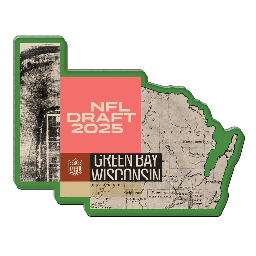2025 NFL Draft Logo Precision-Cut Magnet