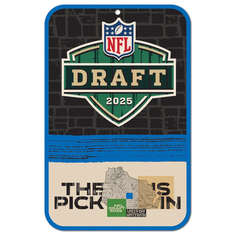 2025 NFL Draft Logo Plastic Sign