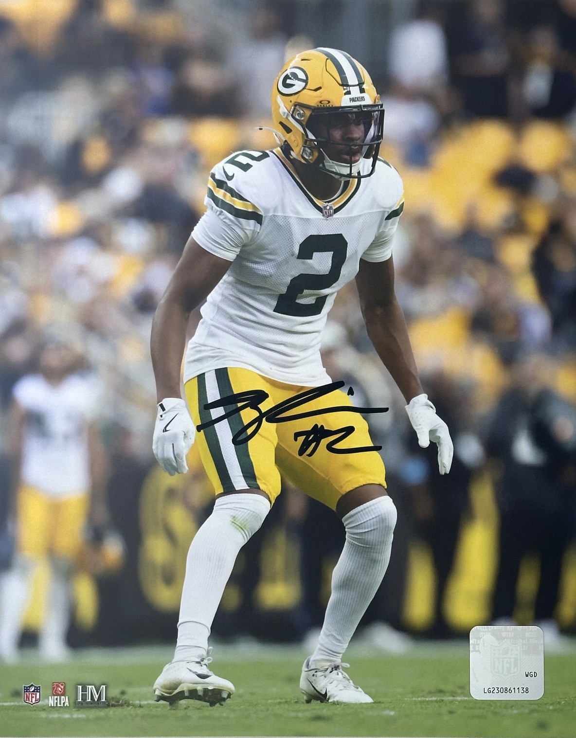 BRANDON CISSE SIGNED 8X10 PACKERS PHOTO #1