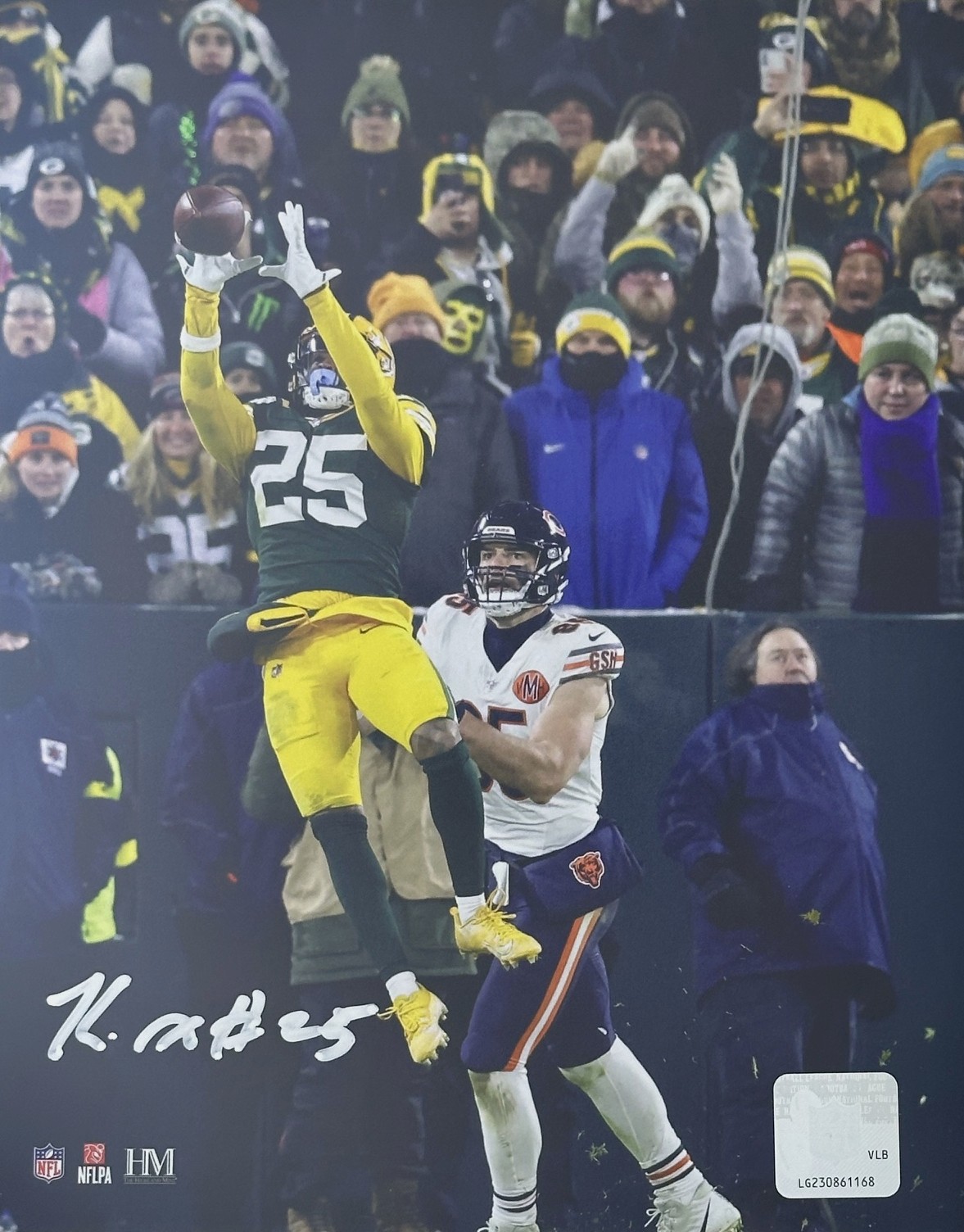 KESEAN NIXON SIGNED PACKERS 8X10 PHOTO #2