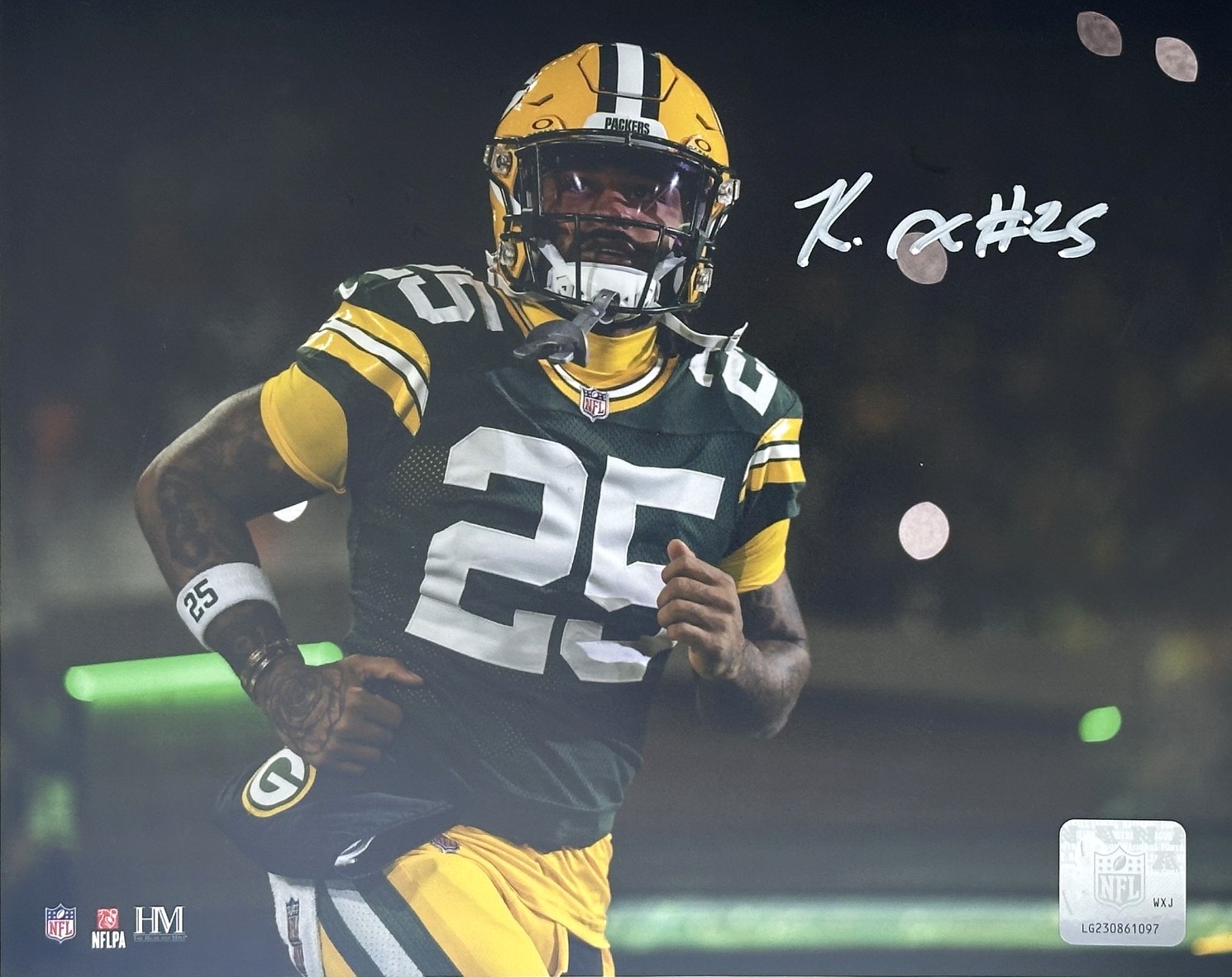 KESEAN NIXON SIGNED PACKERS 8X10 PHOTO #3
