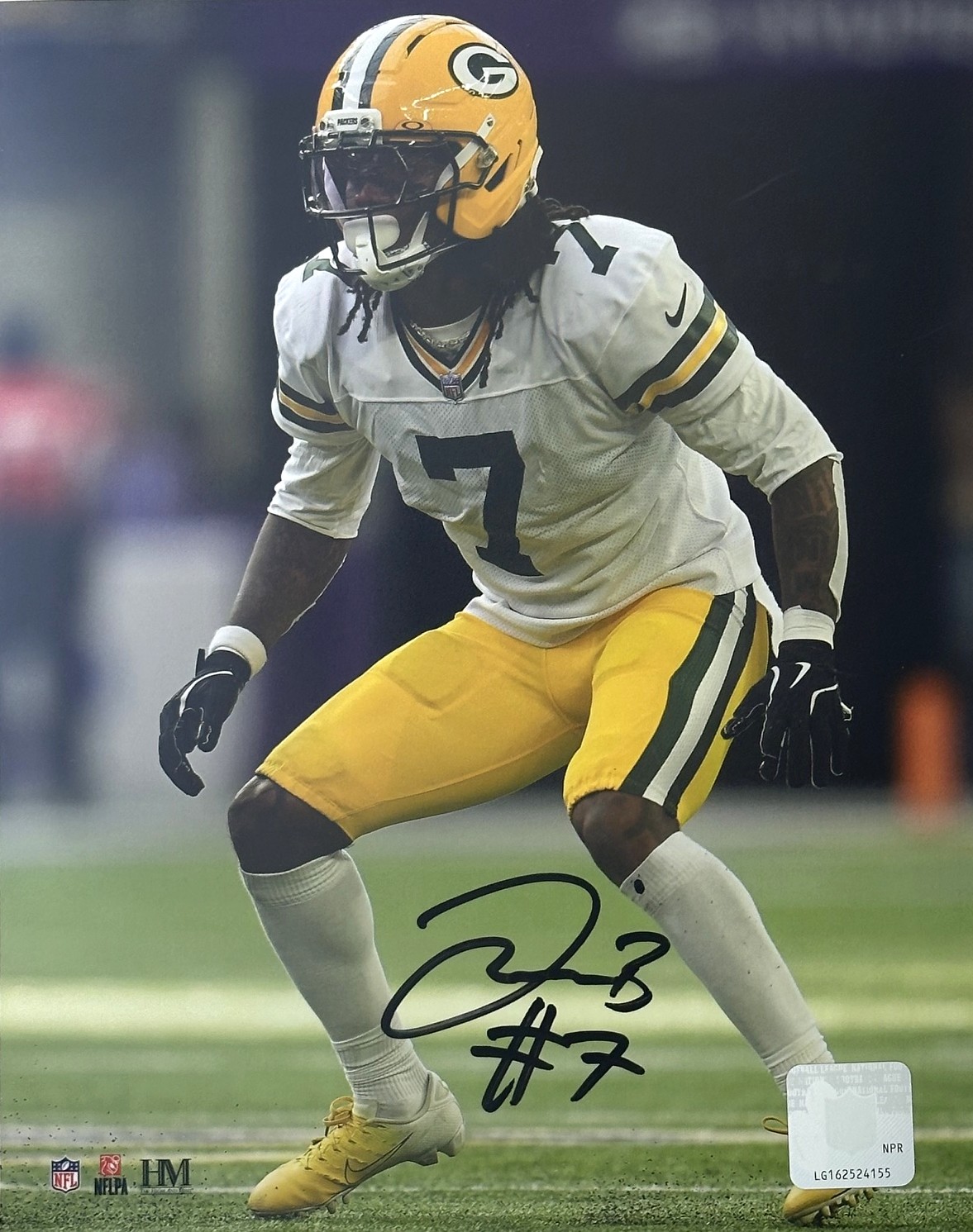 JAVON BULLARD SIGNED 8X10 PACKERS PHOTO #1