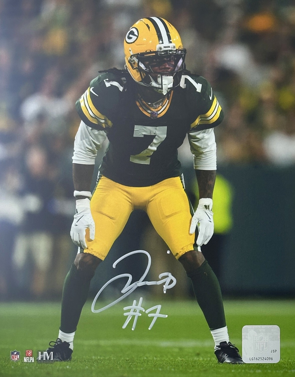 JAVON BULLARD SIGNED 8X10 PACKERS PHOTO #2