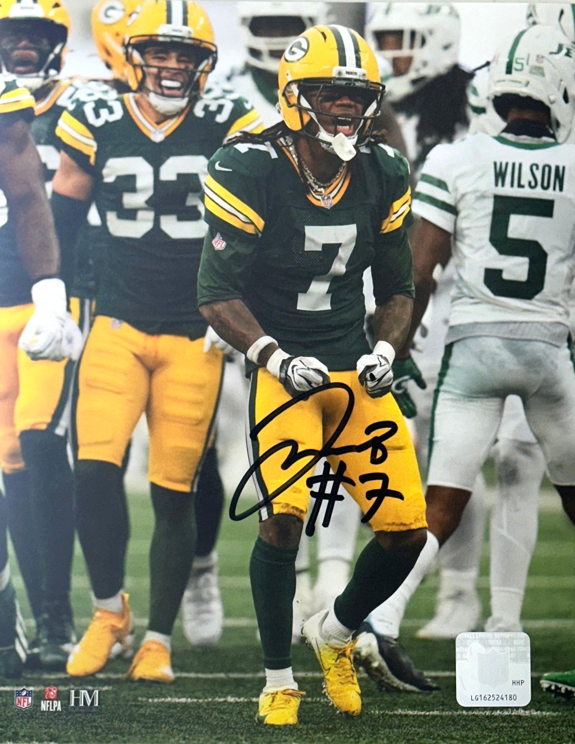 JAVON BULLARD SIGNED 8X10 PACKERS PHOTO #3
