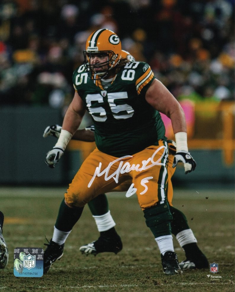 MARK TAUSCHER SIGNED PACKERS 8X10 PHOTO #4