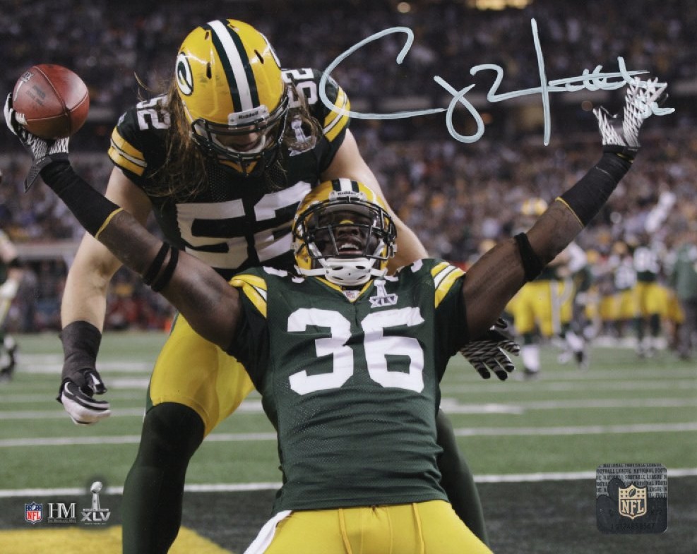 CLAY MATTHEWS SIGNED 8X10 PACKERS PHOTO #13