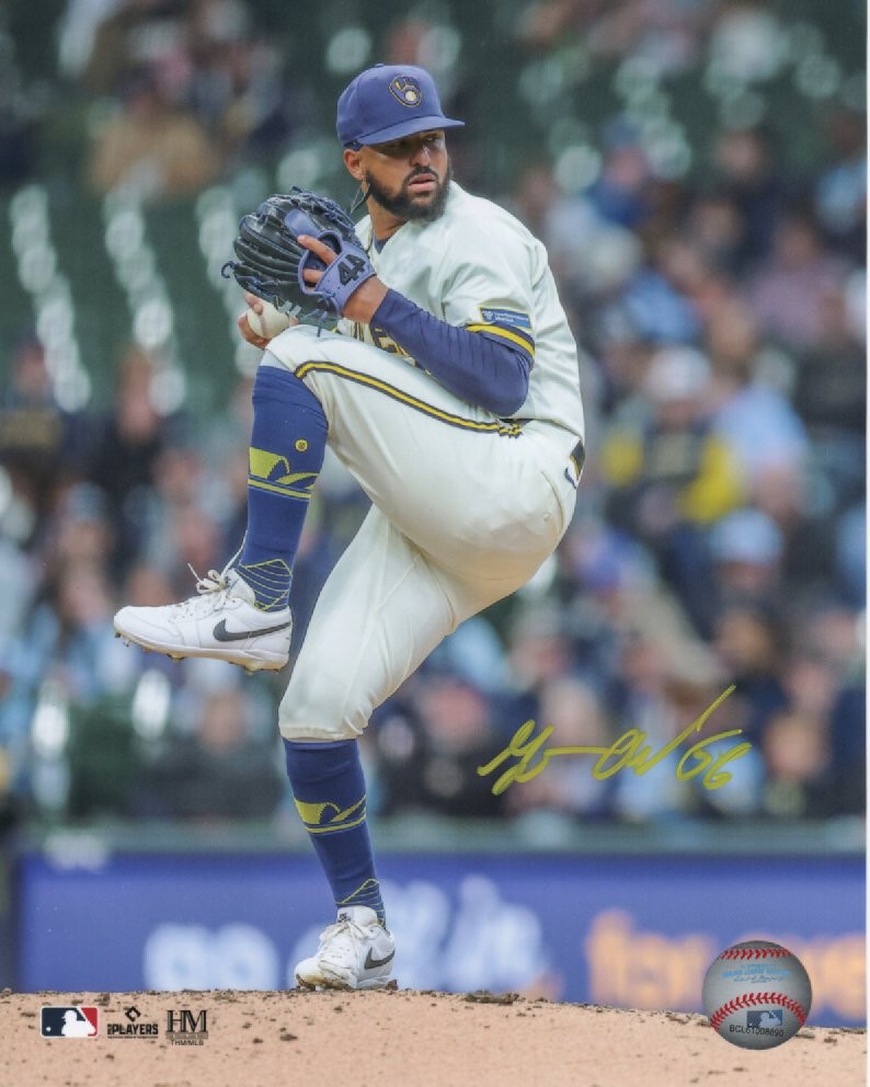 GRANT ANDERSON SIGNED 8X10 BREWERS PHOTO #2