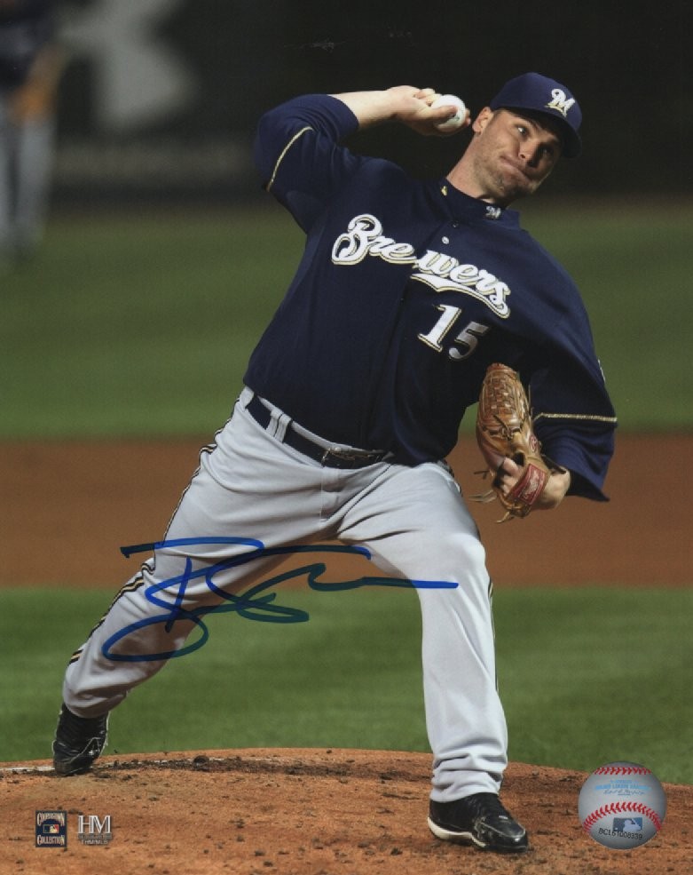 BEN SHEETS SIGNED 8X10 BREWERS PHOTO #1