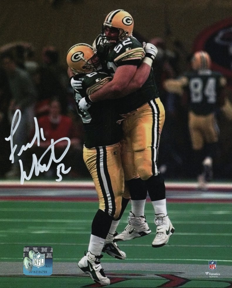 FRANK WINTERS SIGNED 8X10 PACKERS PHOTO #1