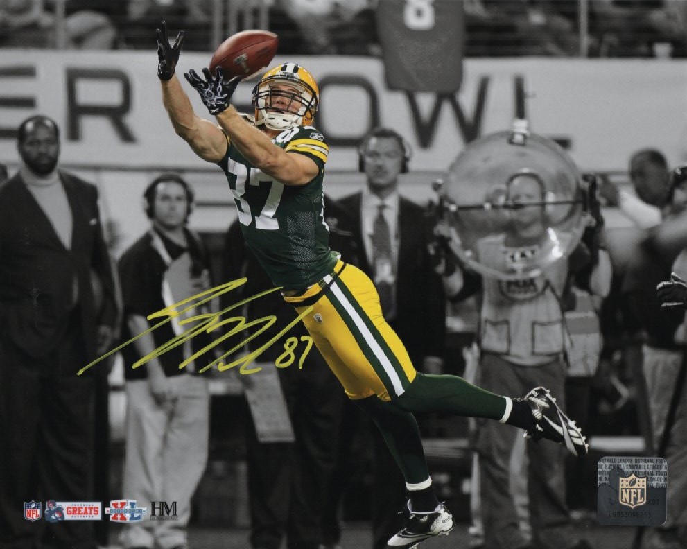 JORDY NELSON SIGNED 8X10 PACKERS PHOTO #20
