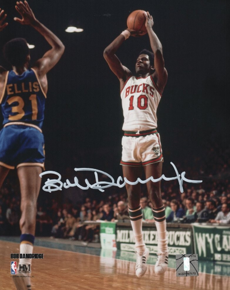 BOB DANDRIDGE SIGNED 8X10 BUCKS PHOTOS #2