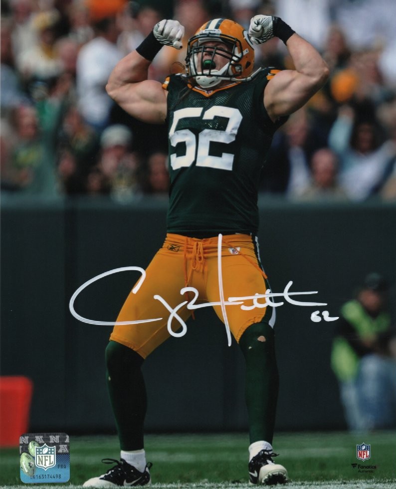 CLAY MATTHEWS SIGNED 8X10 PACKERS PHOTO #2