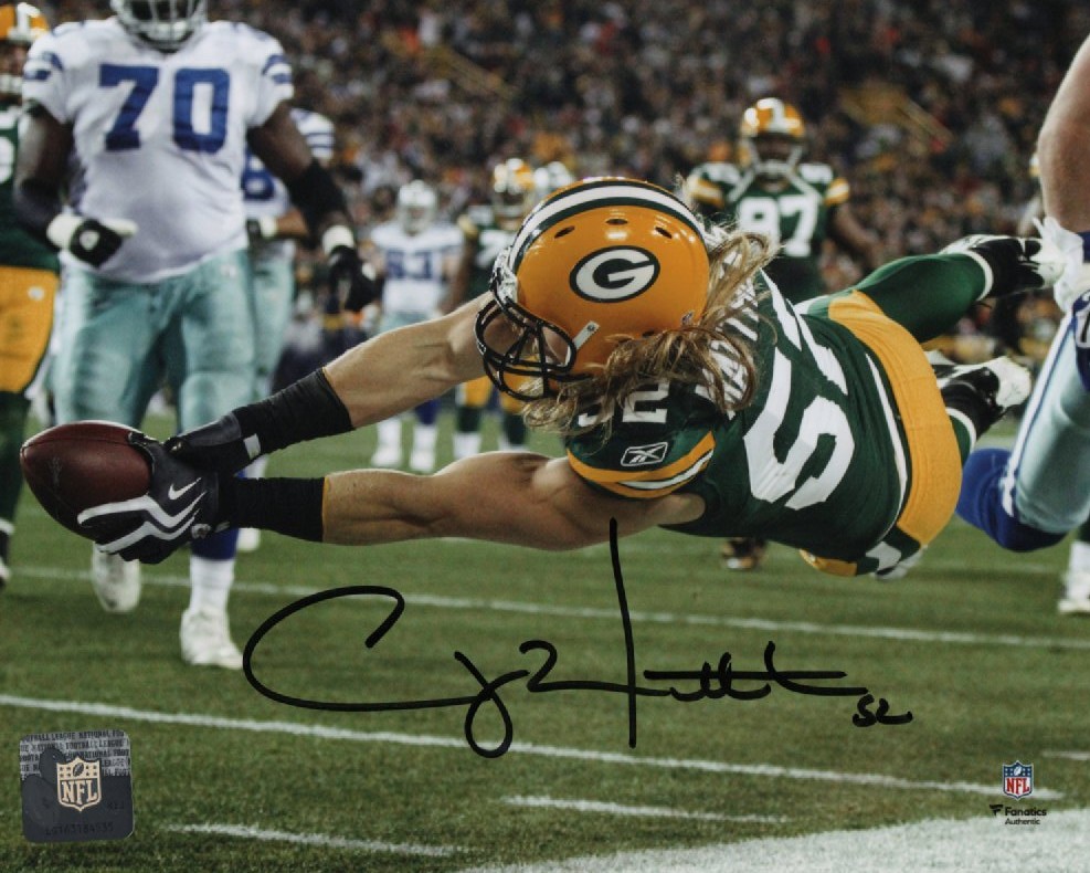 CLAY MATTHEWS SIGNED 8X10 PACKERS PHOTO #5