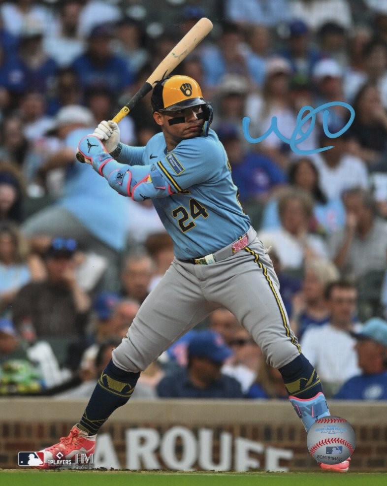 WILLIAM CONTRERAS SIGNED BREWERS 8X10 PHOTO #2