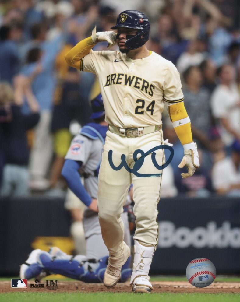 WILLIAM CONTRERAS SIGNED BREWERS 8X10 PHOTO #3