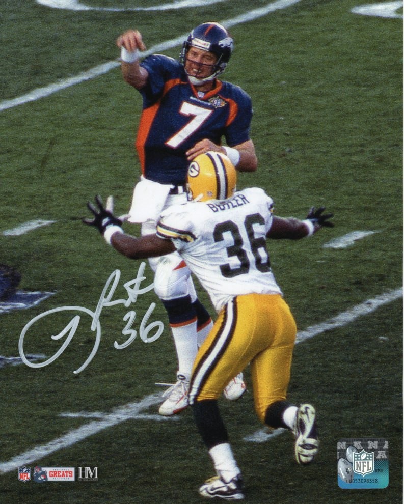 LEROY BUTLER SIGNED PACKERS 8X10 PHOTO #6