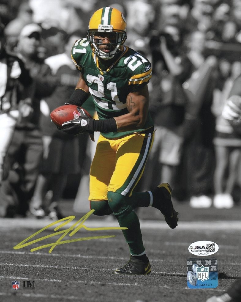 CHARLES WOODSON SIGNED 8X10 PACKERS PHOTO #2 - JSA