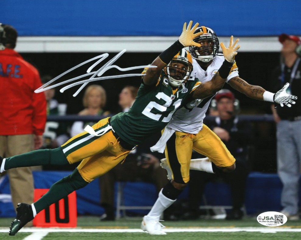 CHARLES WOODSON SIGNED 8X10 PACKERS PHOTO #3 - JSA