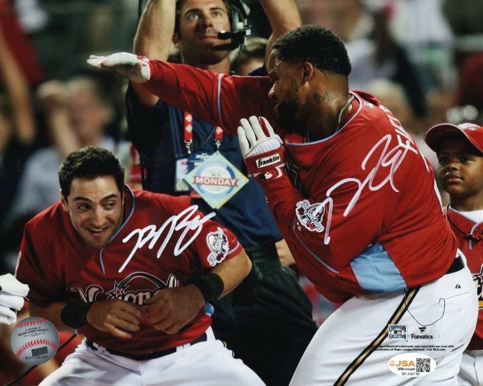 RYAN BRAUN / PRINCE FIELDER MULTI SIGNED 8X10 BREWERS PHOTO #2