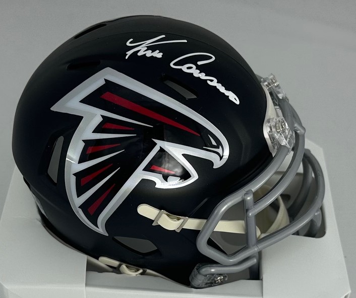 KIRK COUSINS SIGNED FALCONS SPEED MINI HELMET - FAN