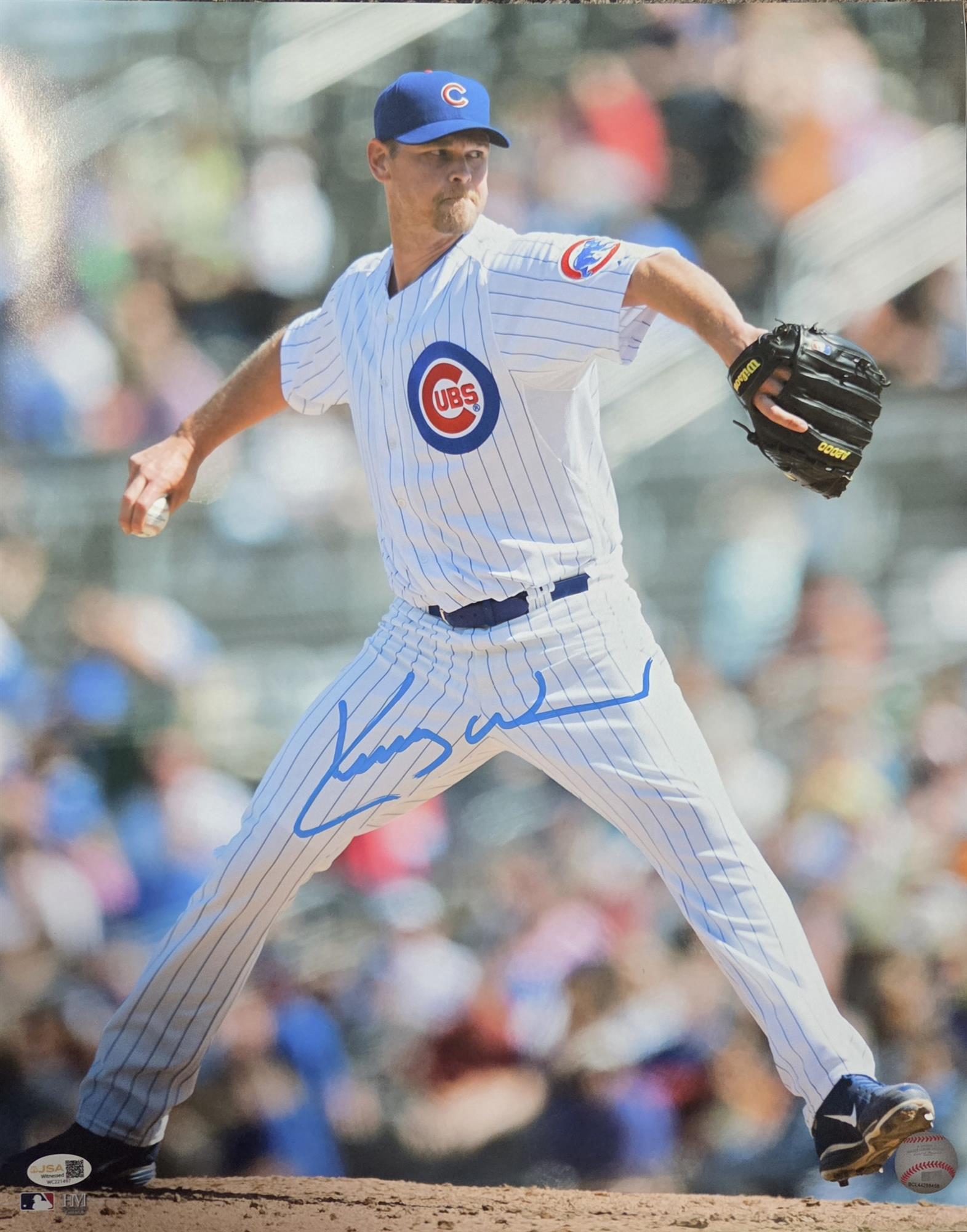 KERRY WOOD SIGNED 16X20 CUBS PHOTO #3 - JSA
