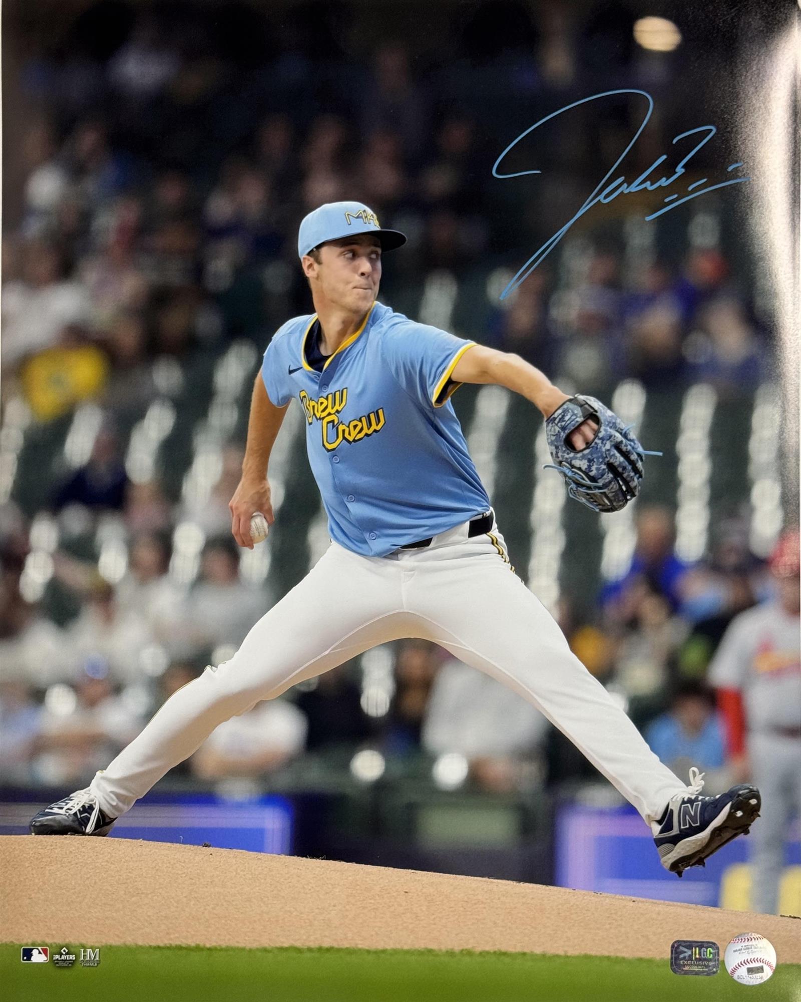JACOB MISIOROWSKI SIGNED BREWERS 16X20 PHOTO #7 - LGC
