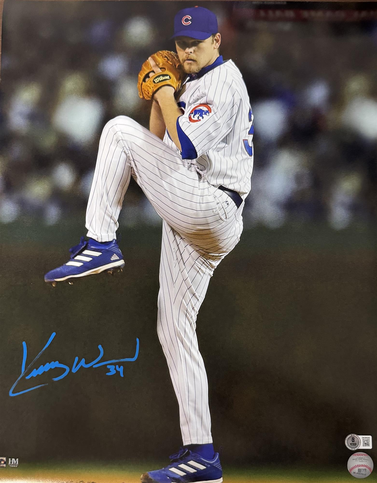 KERRY WOOD SIGNED 16X20 CUBS PHOTO #4 - BAS