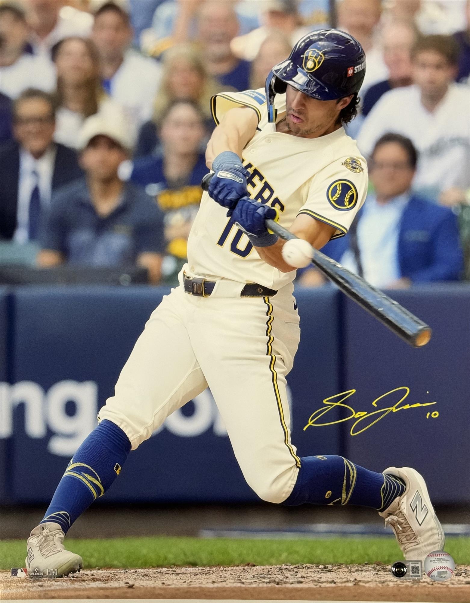 SAL FRELICK SIGNED BREWERS 16X20 PHOTO #1 - MILWAUKEE BREWERS - BAS