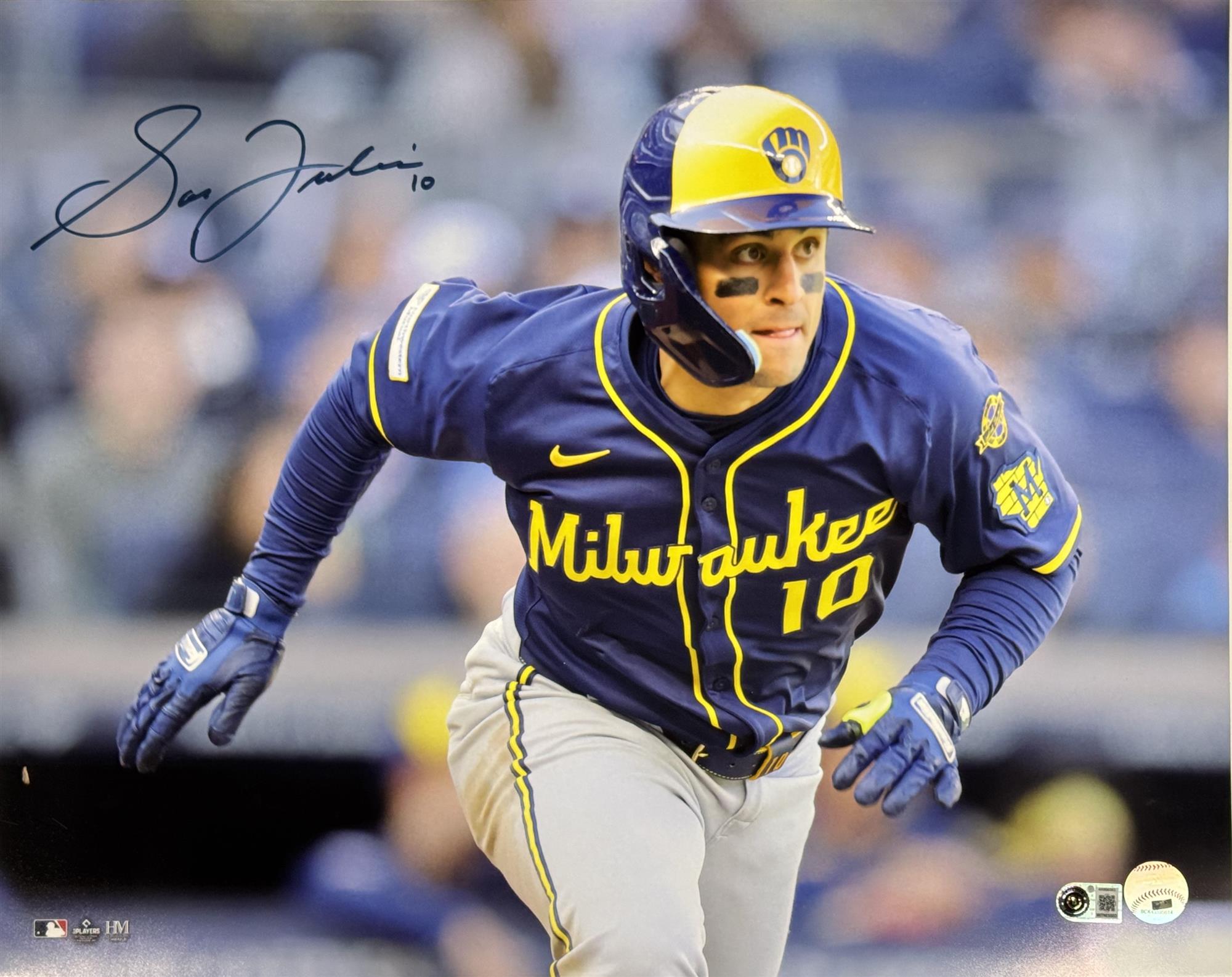 SAL FRELICK SIGNED BREWERS 16X20 PHOTO #5 - BAS