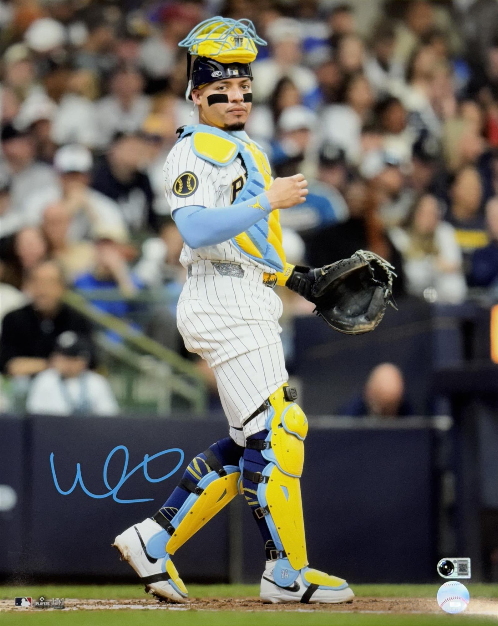WILLIAM CONTRERAS SIGNED BREWERS 16X20 PHOTO #1 - BAS