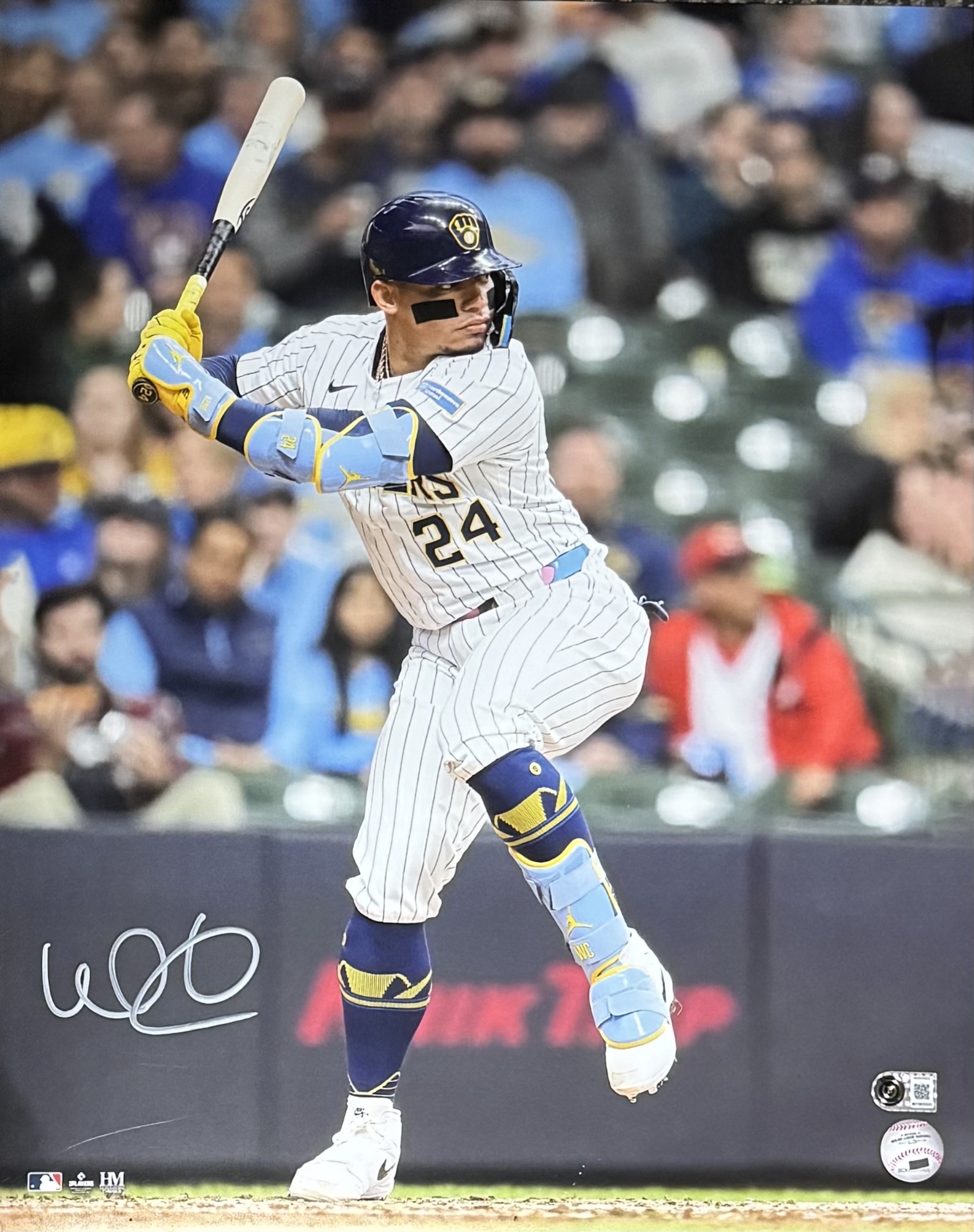 WILLIAM CONTRERAS SIGNED BREWERS 16X20 PHOTO #13 - BAS