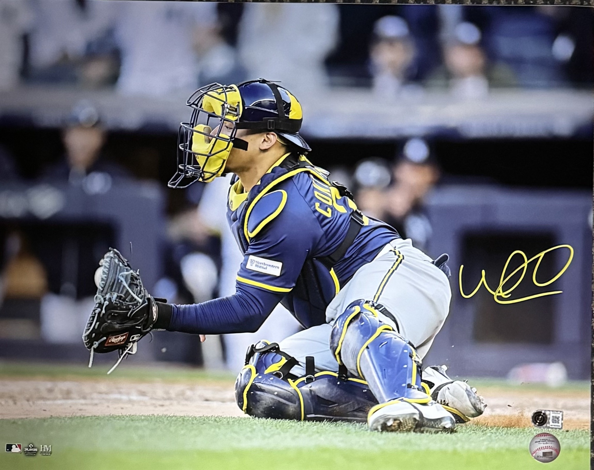 WILLIAM CONTRERAS SIGNED BREWERS 16X20 PHOTO #14 - BAS