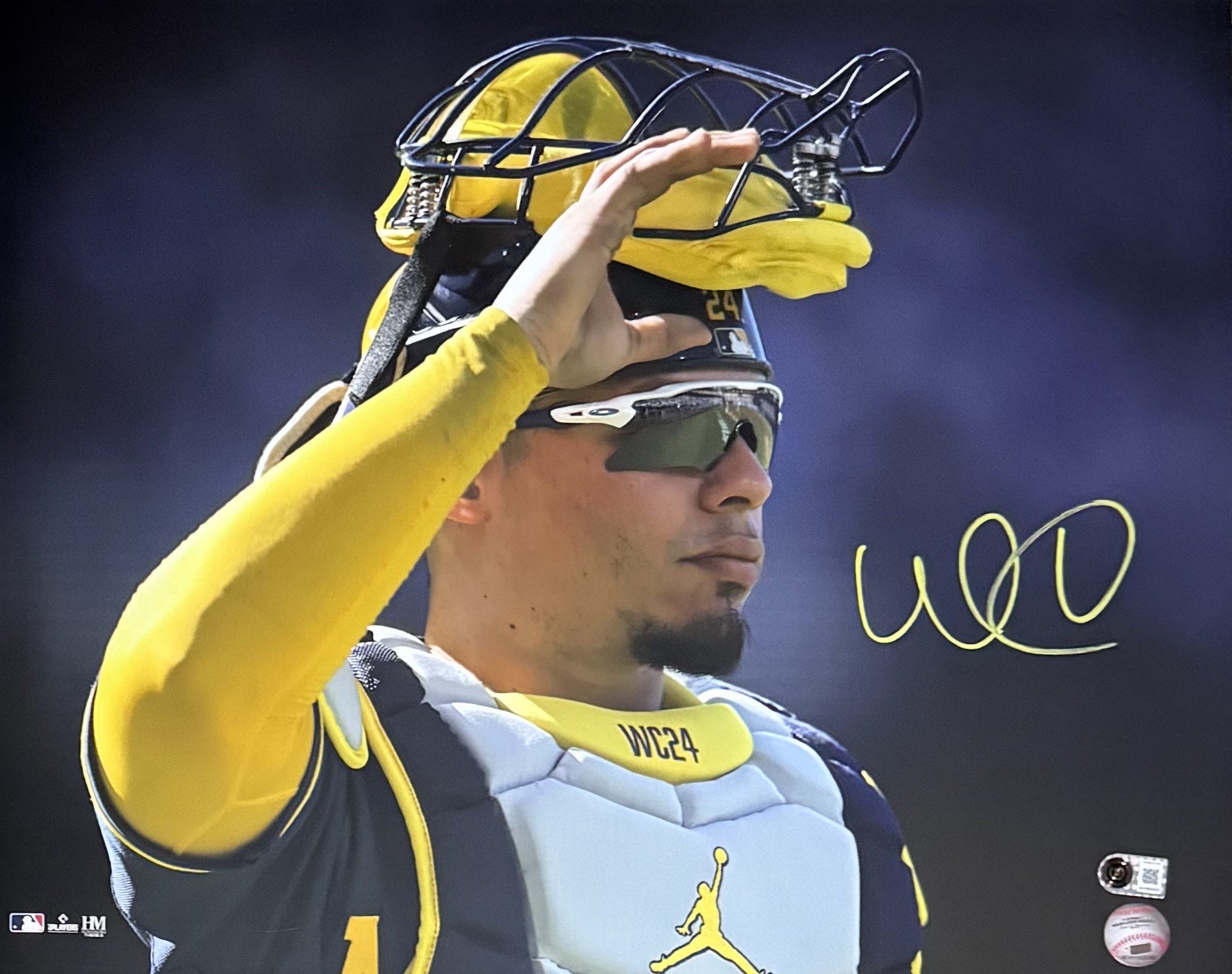 WILLIAM CONTRERAS SIGNED BREWERS 16X20 PHOTO #15 - BAS