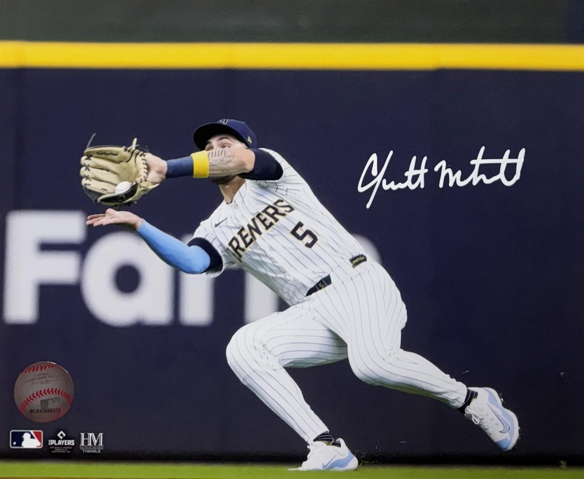 GARRETT MITCHELL SIGNED 8X10 BREWERS PHOTO #14
