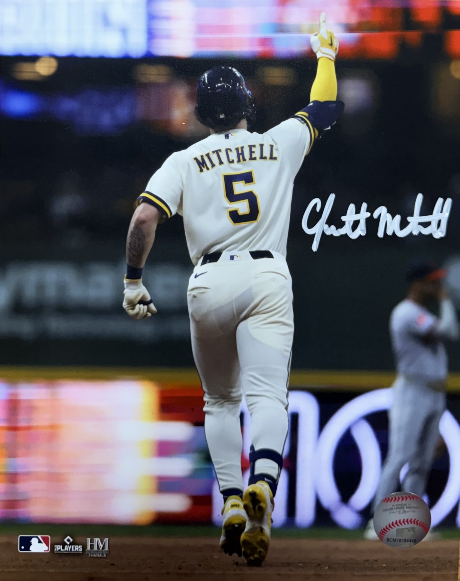 GARRETT MITCHELL SIGNED 8X10 BREWERS PHOTO #16