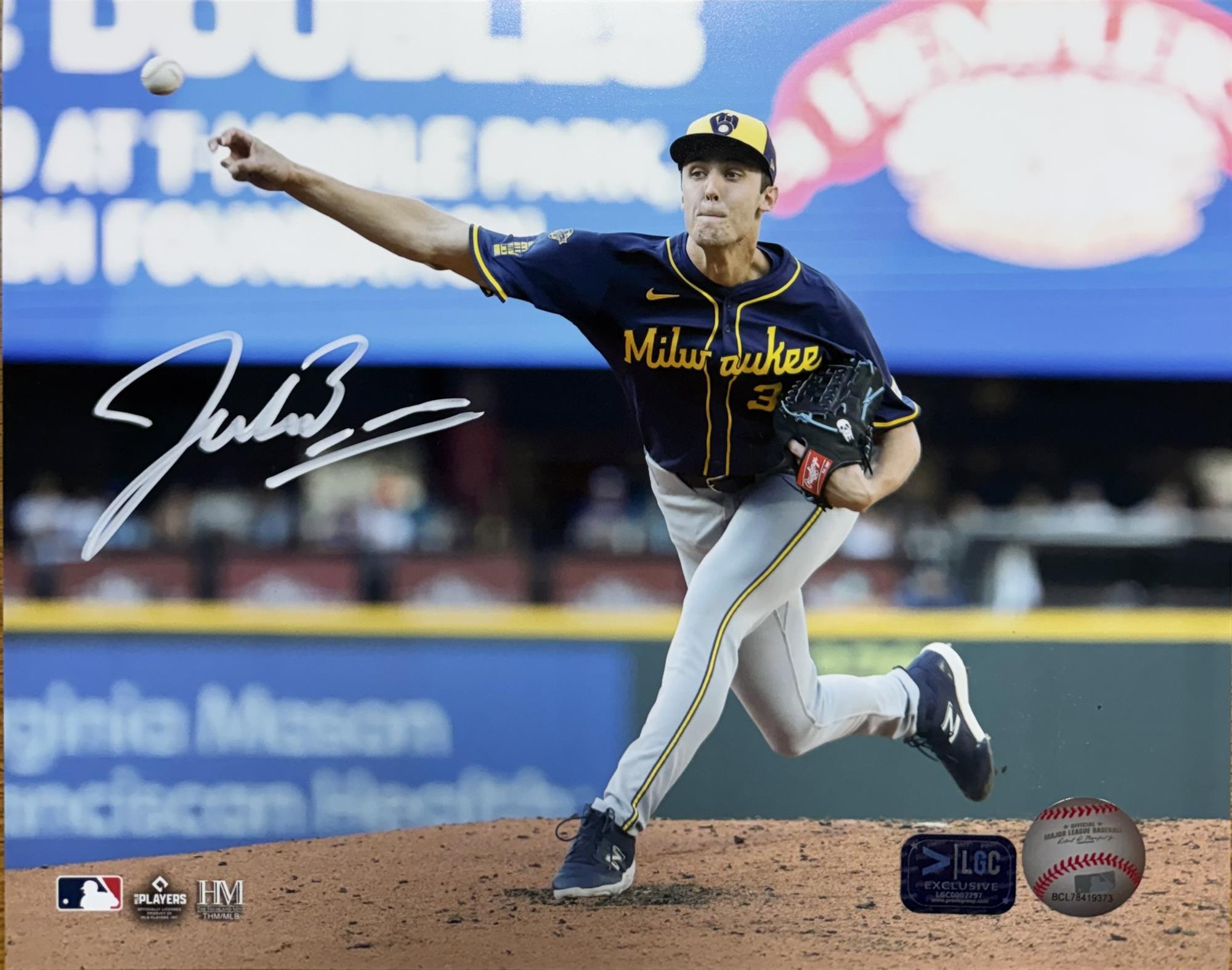JACOB MISIOROWSKI SIGNED BREWERS 8X10 PHOTO #5 - PROVA