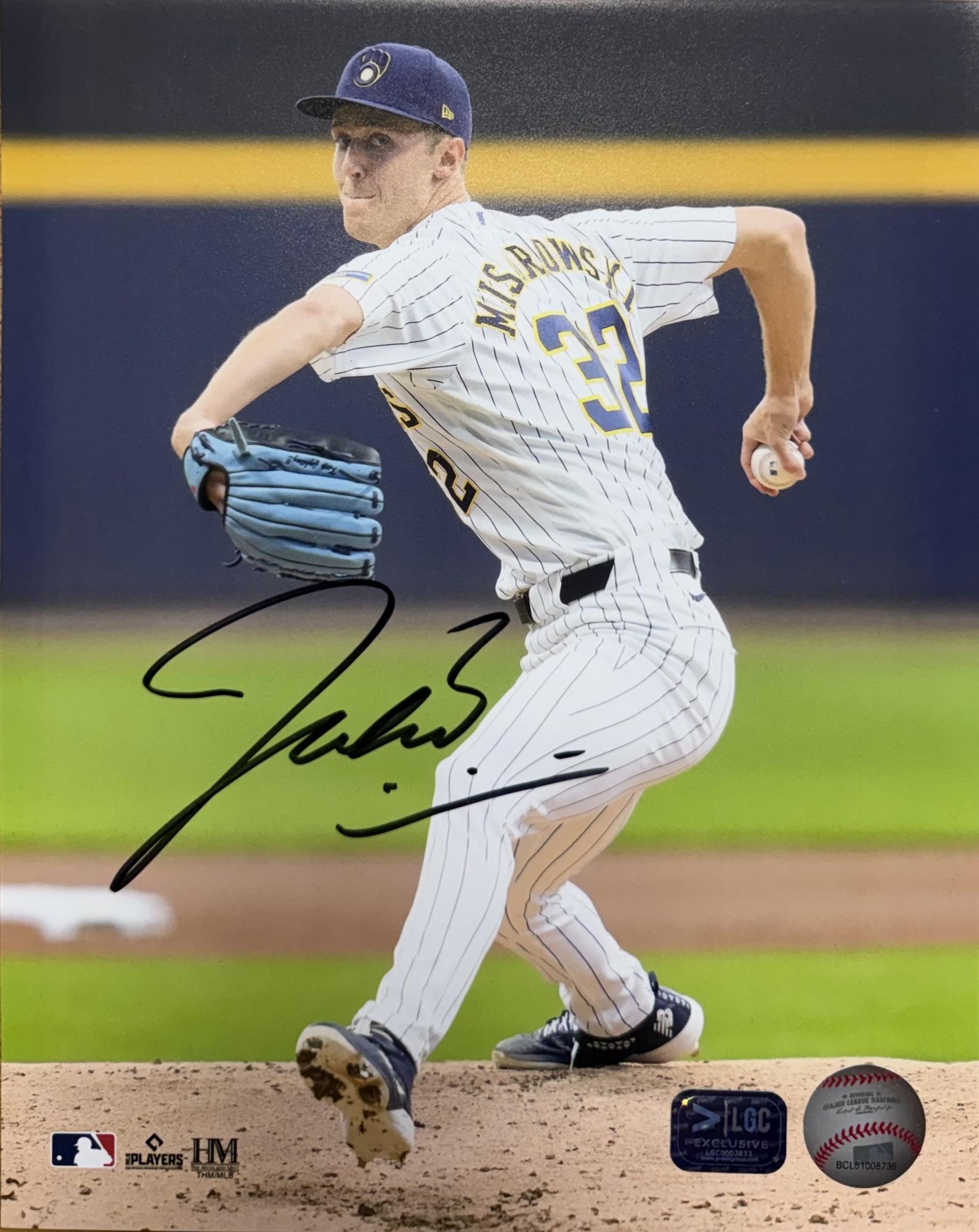 JACOB MISIOROWSKI SIGNED BREWERS 8X10 PHOTO #6 - PROVA
