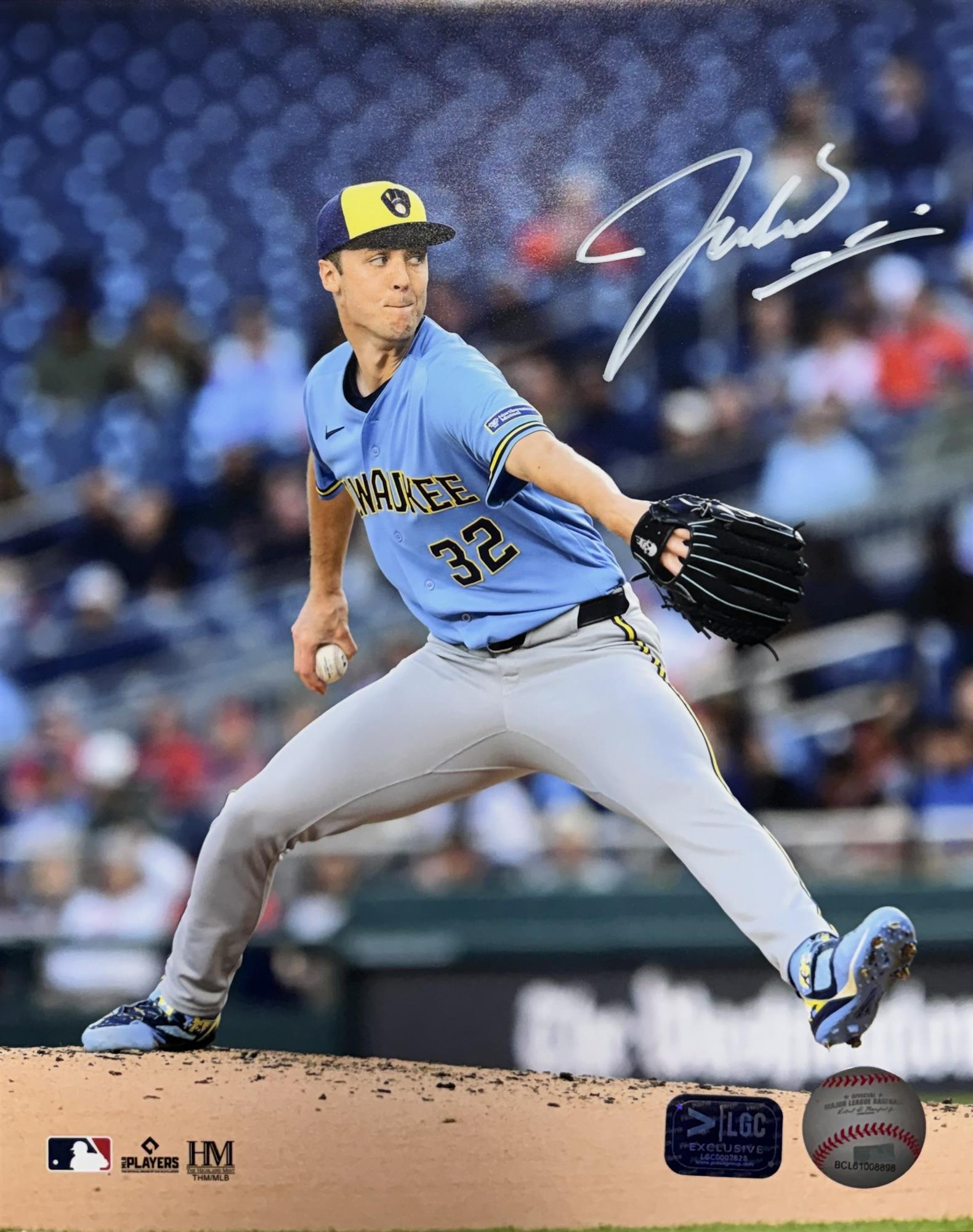 JACOB MISIOROWSKI SIGNED BREWERS 8X10 PHOTO #7 - PROVA