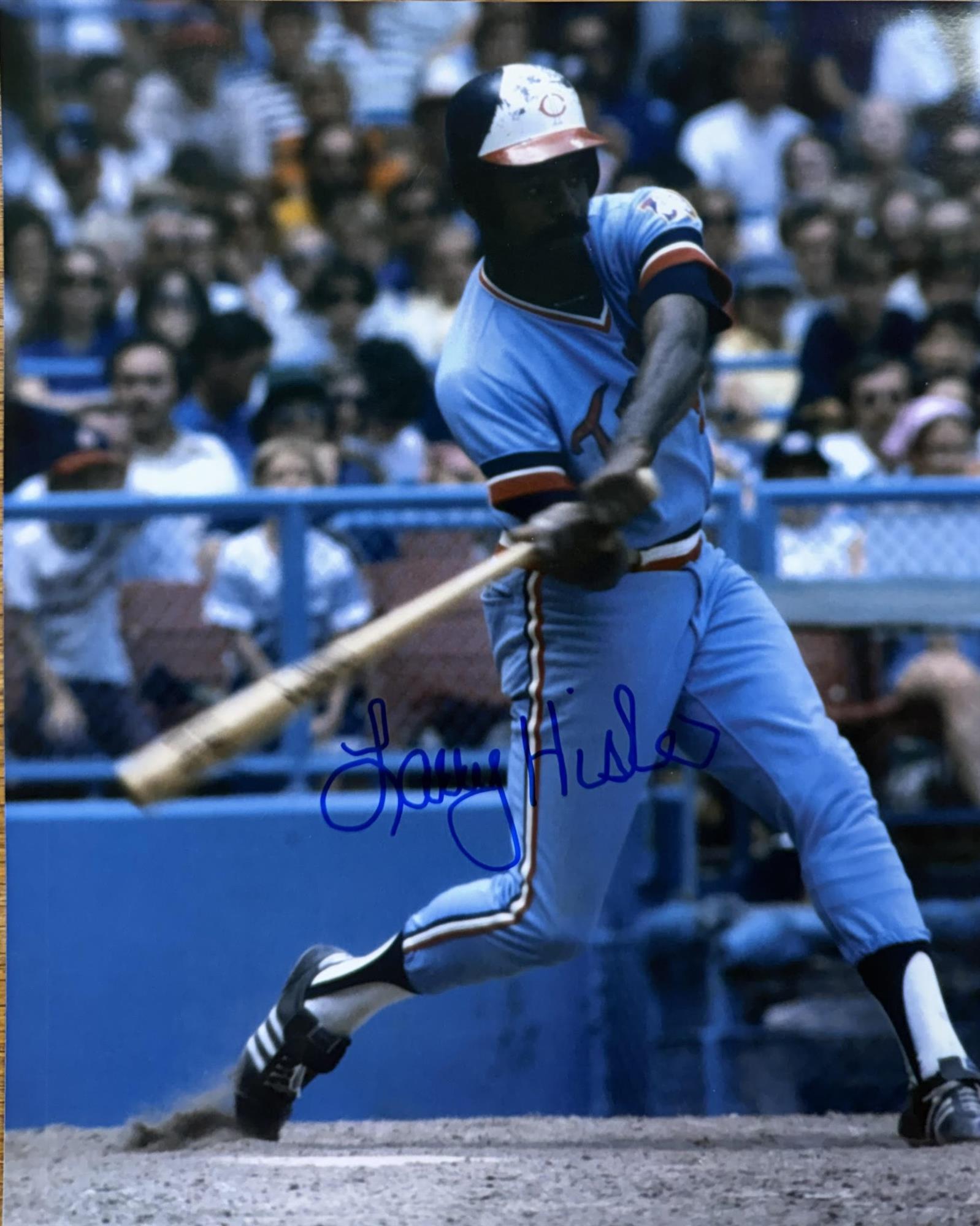 LARRY HISLE SIGNED 8X10 TWINS PHOTO #3