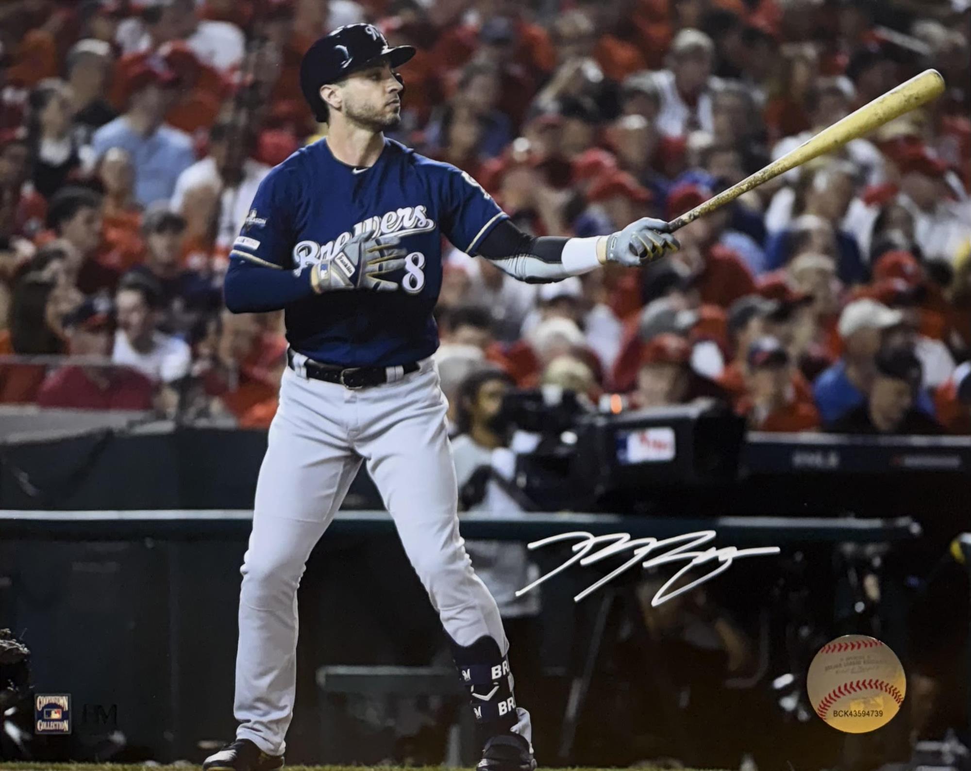 RYAN BRAUN SIGNED 8X10 BREWERS PHOTO #11