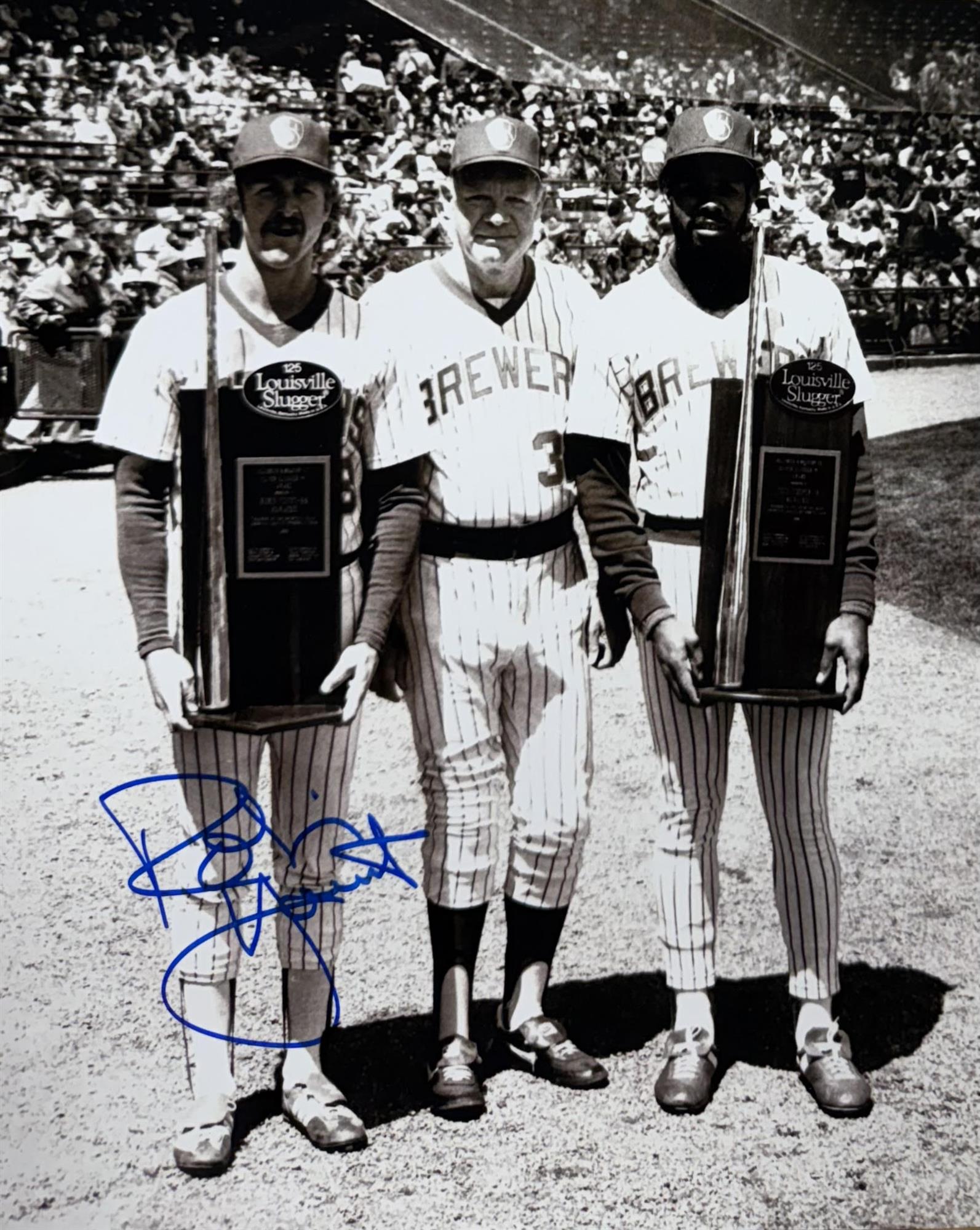 ROBIN YOUNT SIGNED BREWERS 8X10 PHOTO #27
