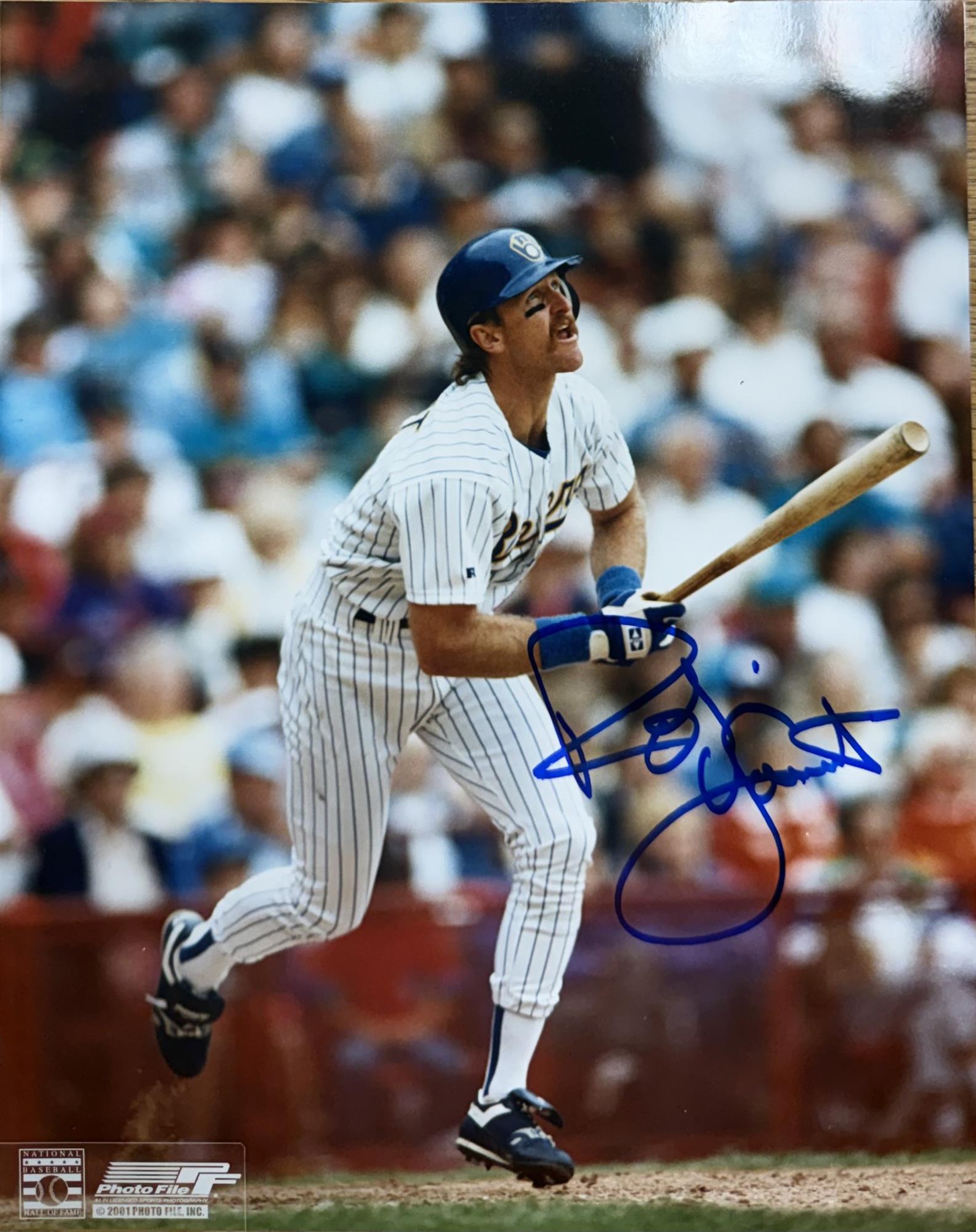 ROBIN YOUNT SIGNED BREWERS 8X10 PHOTO #29