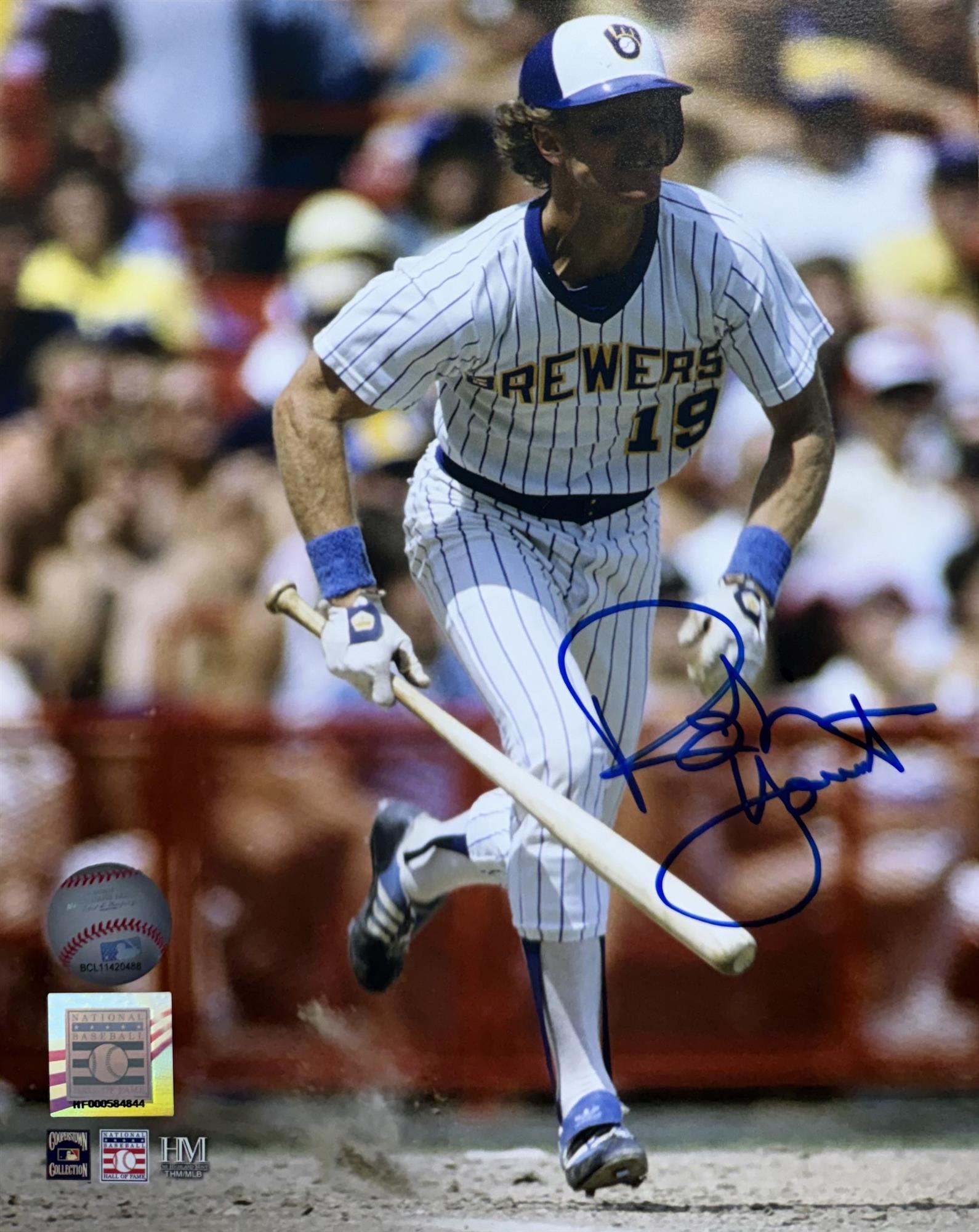 ROBIN YOUNT SIGNED BREWERS 8X10 PHOTO #31