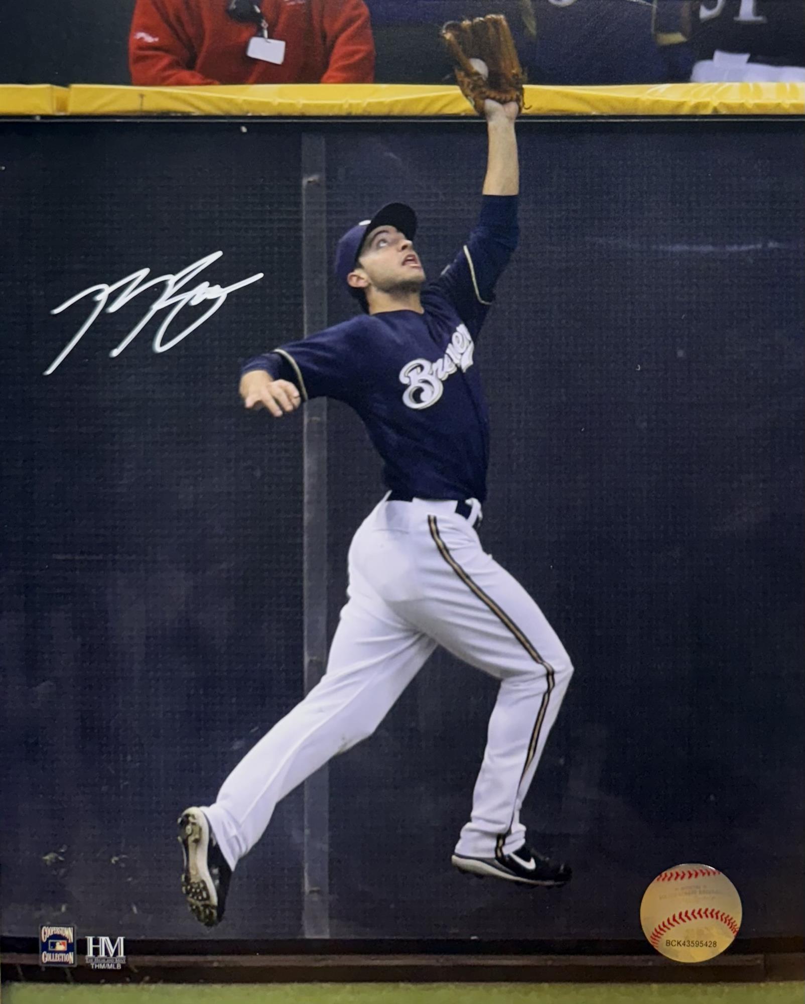 RYAN BRAUN SIGNED 8X10 BREWERS PHOTO #11