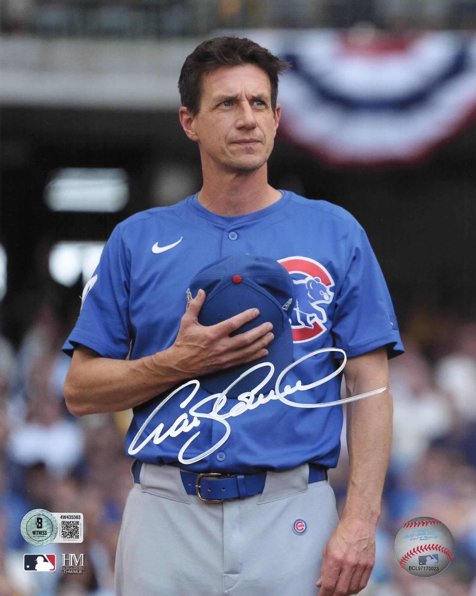 CRAIG COUNSELL SIGNED 8X10 CHICAGO CUBS PHOTO #2