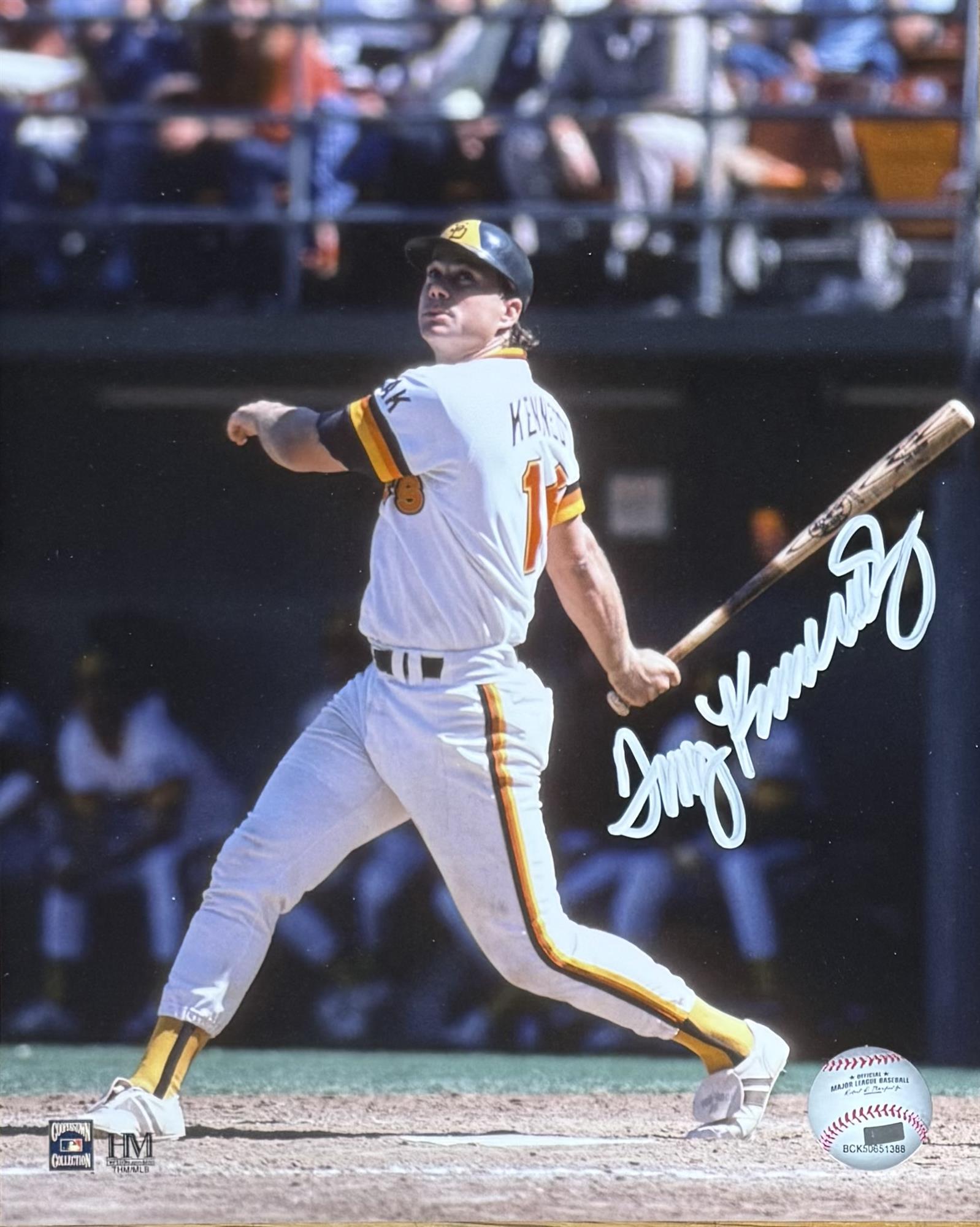 TERRY KENNEDY - SAN DIEGO PADRES - SIGNED 8X10 PHOTO #1